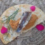 Serrats Baby Sardines in romesco sauce