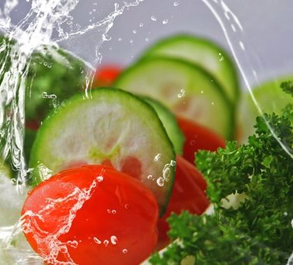Seasonal fish, fruits and vegetables: summer
