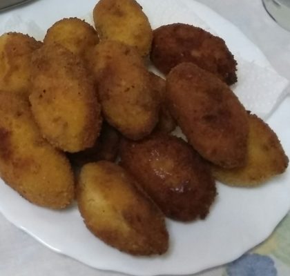 Mussel croquettes “for beginners”