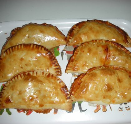 White Tuna empanadillas (dumplings)