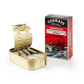 Spicy sardines in olive oil