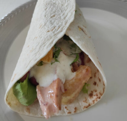 Tuna and Orange Wrap