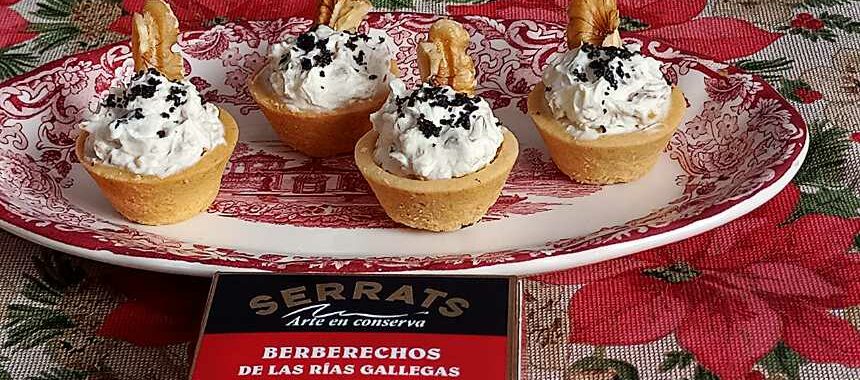 Stuffed cockle mousse Tartlets